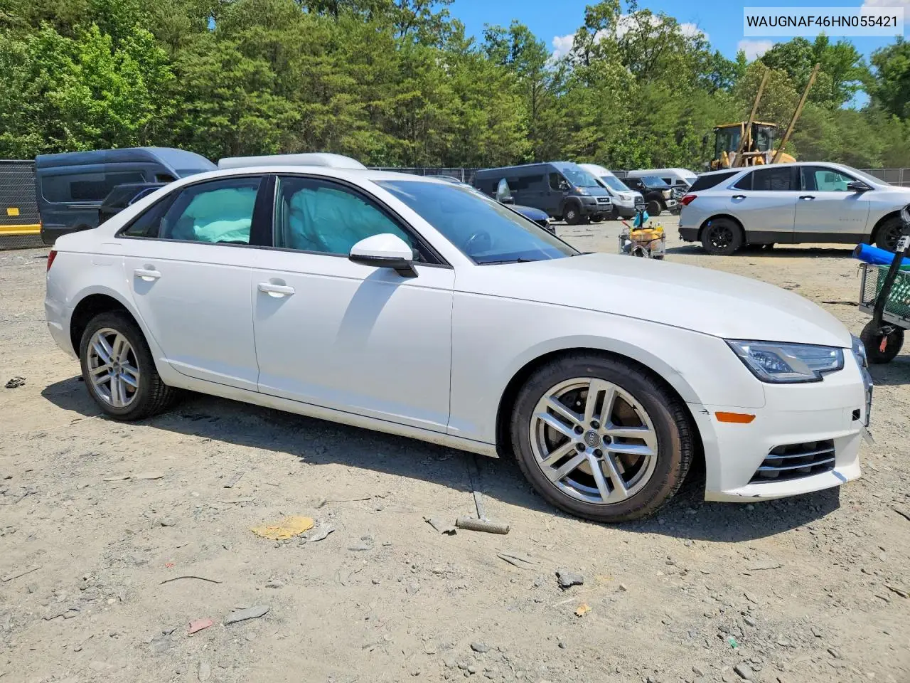 2017 Audi A4 Premium VIN: WAUGNAF46HN055421 Lot: 57718356