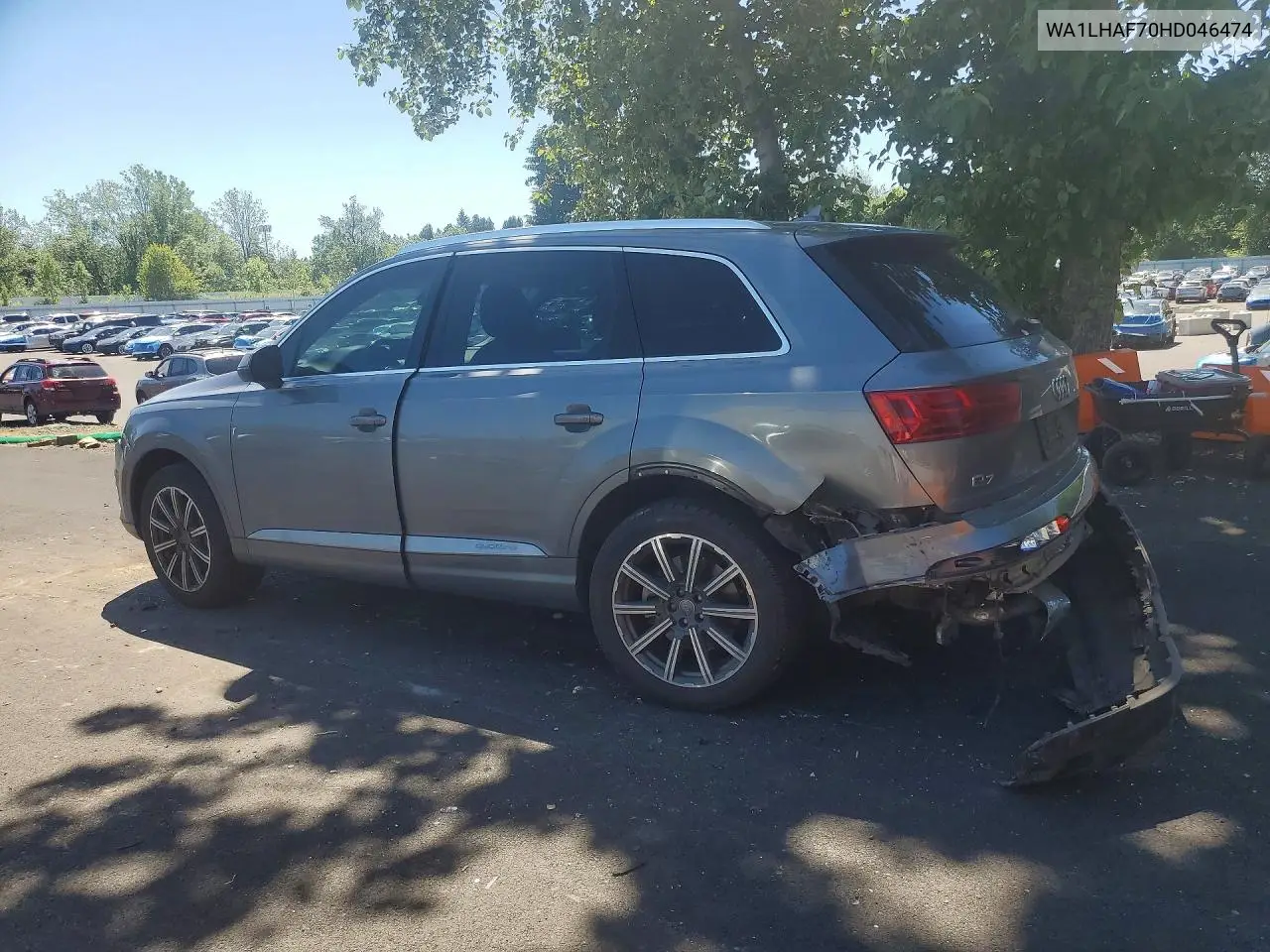 2017 Audi Q7 Premium Plus VIN: WA1LHAF70HD046474 Lot: 57923606