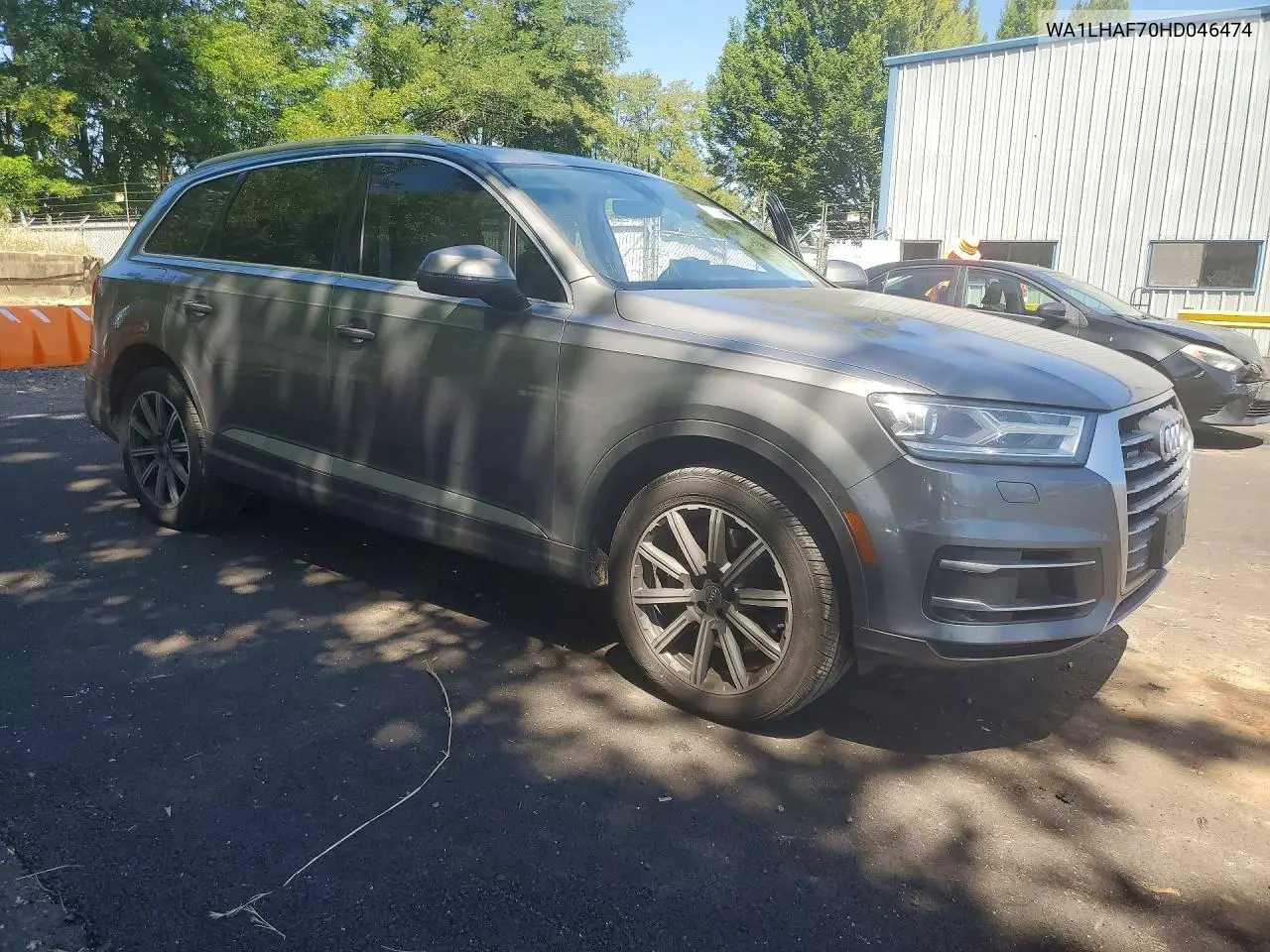 2017 Audi Q7 Premium Plus VIN: WA1LHAF70HD046474 Lot: 57923606