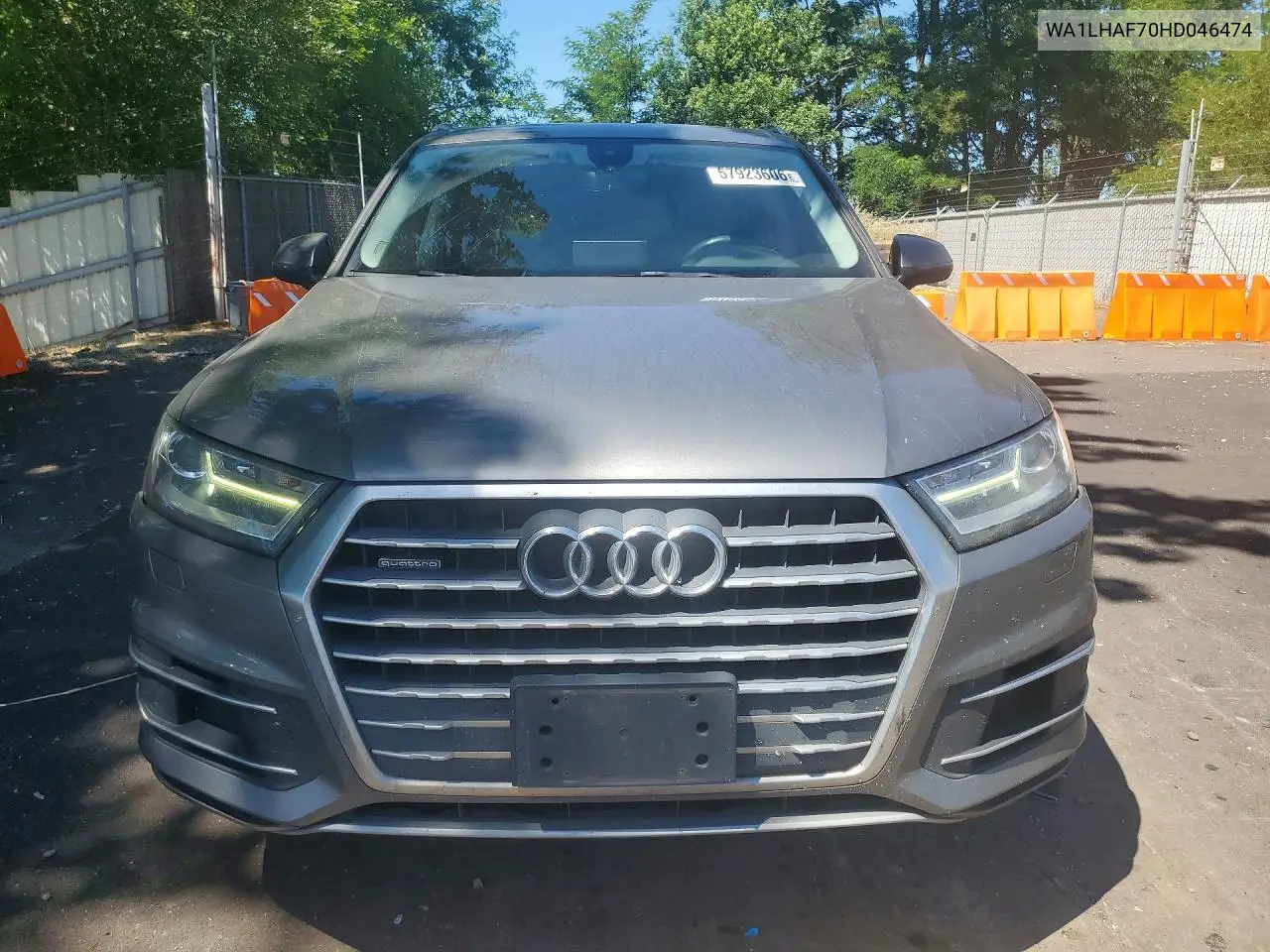 2017 Audi Q7 Premium Plus VIN: WA1LHAF70HD046474 Lot: 57923606
