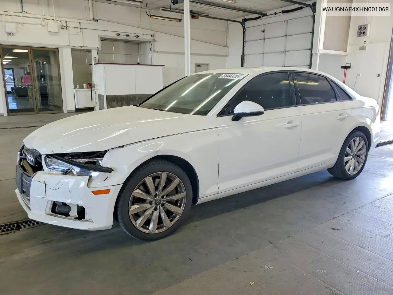 2017 Audi A4 Premium VIN: WAUGNAF4XHN001068 Lot: 58443326