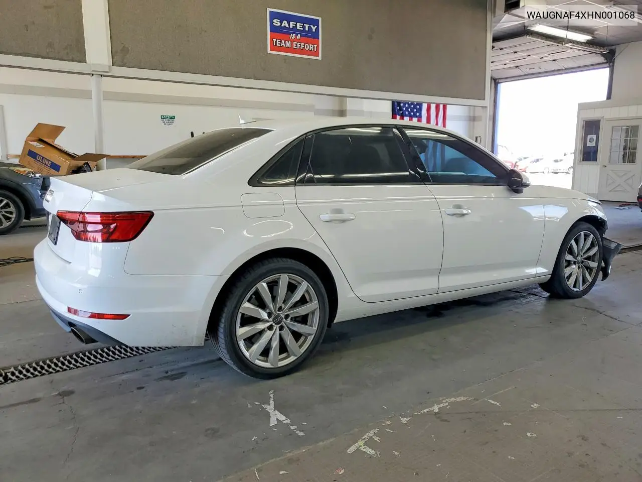 2017 Audi A4 Premium VIN: WAUGNAF4XHN001068 Lot: 58443326