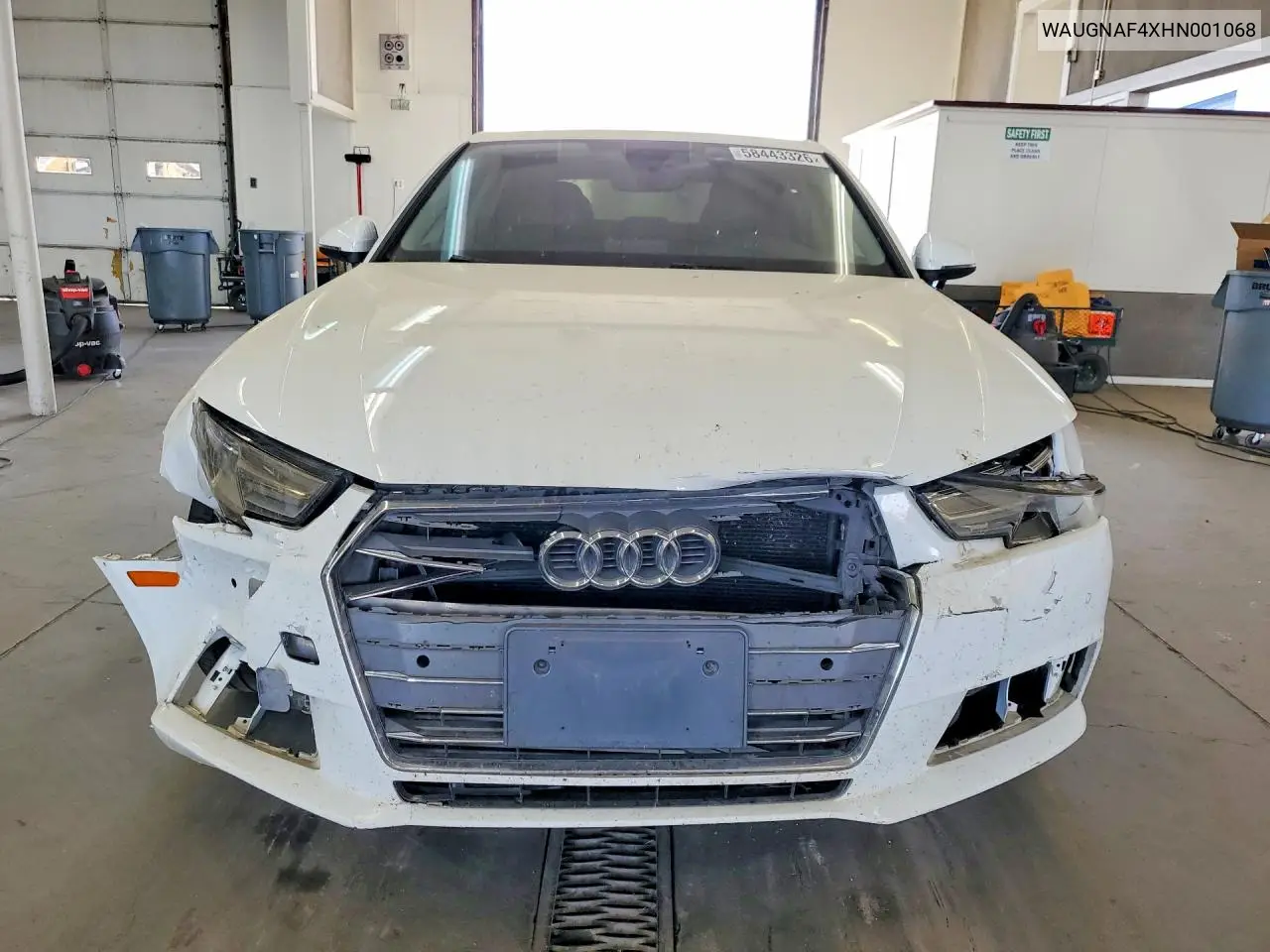 2017 Audi A4 Premium VIN: WAUGNAF4XHN001068 Lot: 58443326