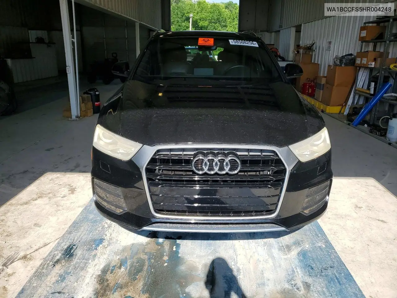 2017 Audi Q3 Premium VIN: WA1BCCFS5HR004248 Lot: 58508256