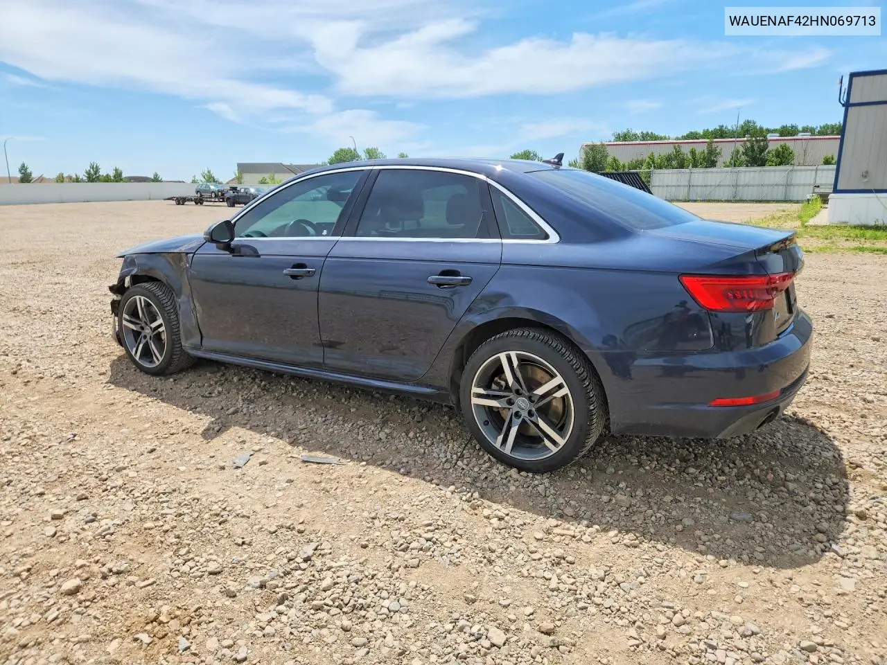 2017 Audi A4 Premium Plus VIN: WAUENAF42HN069713 Lot: 59311706