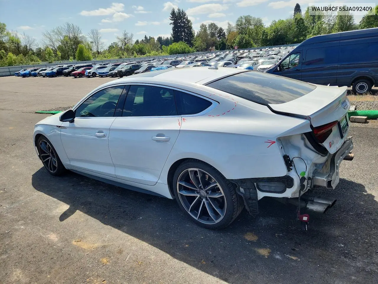 2018 Audi S5 Premium Plus VIN: WAUB4CF55JA092409 Lot: 51828536