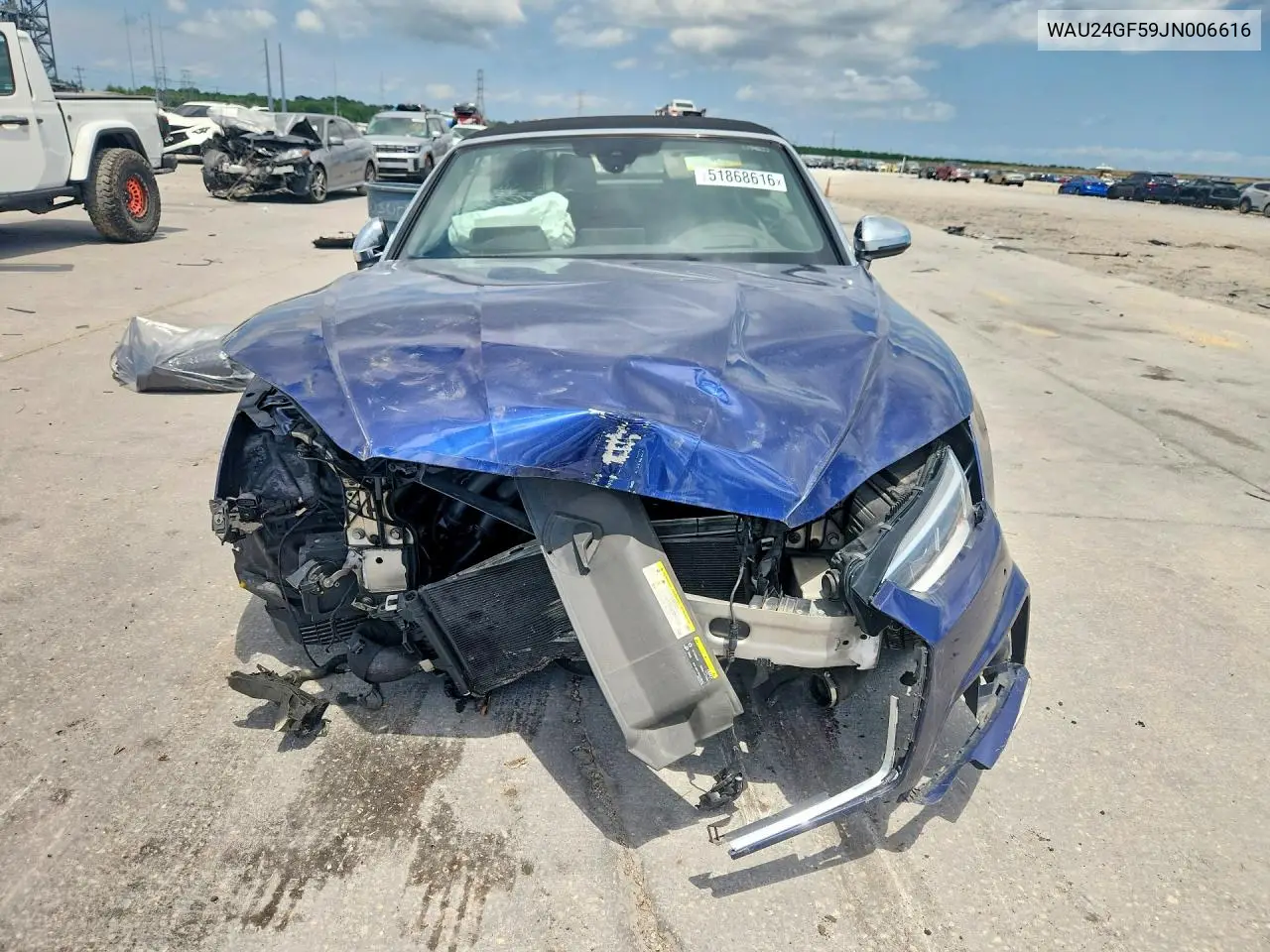 2018 Audi S5 Prestige VIN: WAU24GF59JN006616 Lot: 51868616