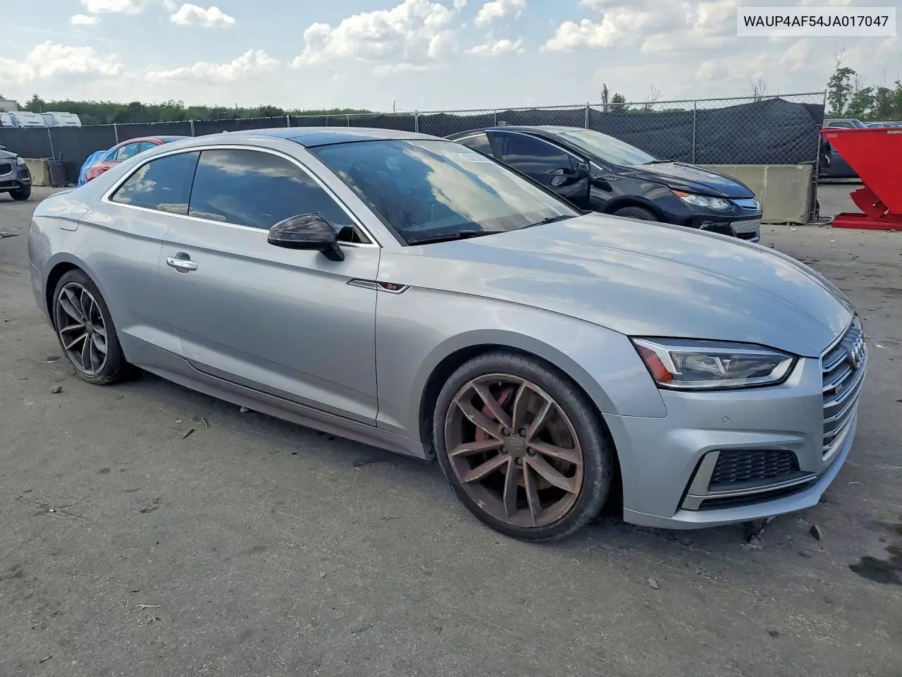 2018 Audi S5 Premium Plus VIN: WAUP4AF54JA017047 Lot: 53132836