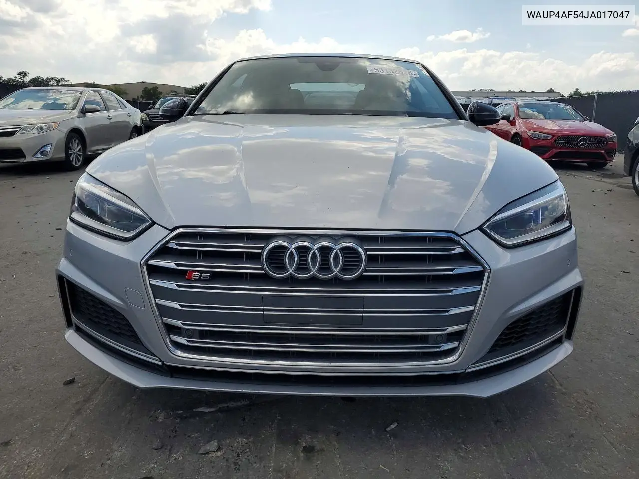 2018 Audi S5 Premium Plus VIN: WAUP4AF54JA017047 Lot: 53132836