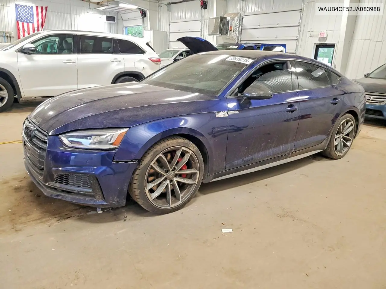2018 Audi S5 Premium Plus VIN: WAUB4CF52JA083988 Lot: 53610216