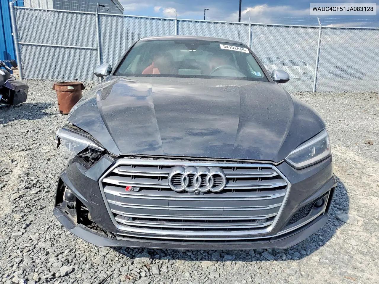 2018 Audi S5 Prestige VIN: WAUC4CF51JA083128 Lot: 54102846