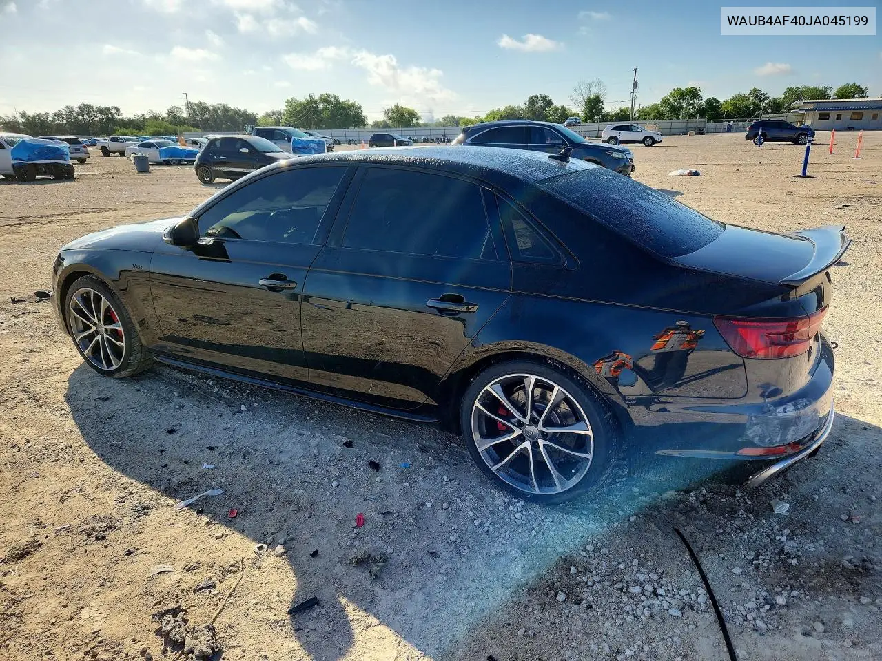 2018 Audi S4 Premium Plus VIN: WAUB4AF40JA045199 Lot: 54911116