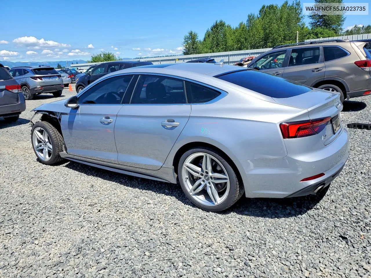 2018 Audi A5 Prestige S-Line VIN: WAUFNCF55JA023735 Lot: 55555716
