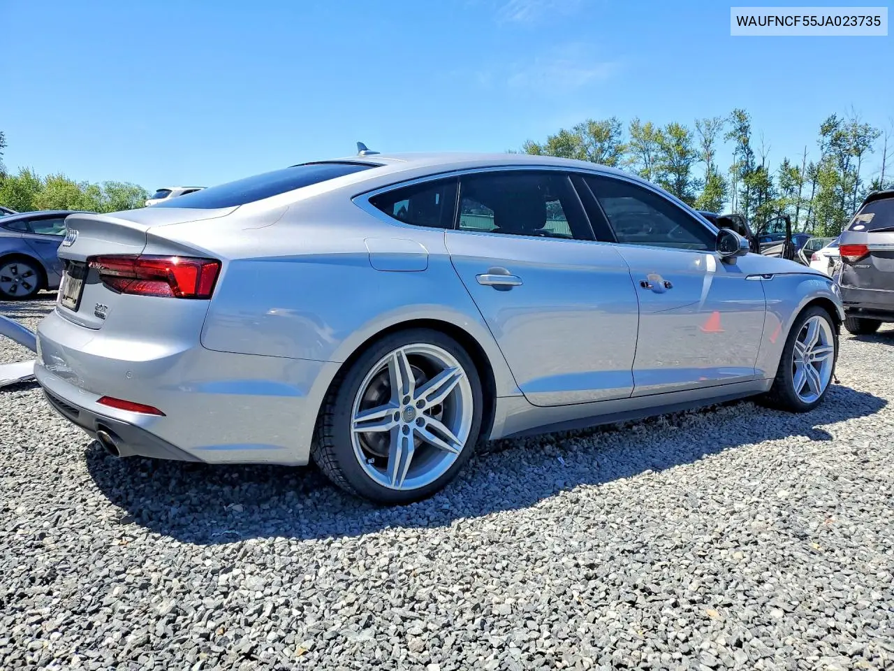 2018 Audi A5 Prestige S-Line VIN: WAUFNCF55JA023735 Lot: 55555716