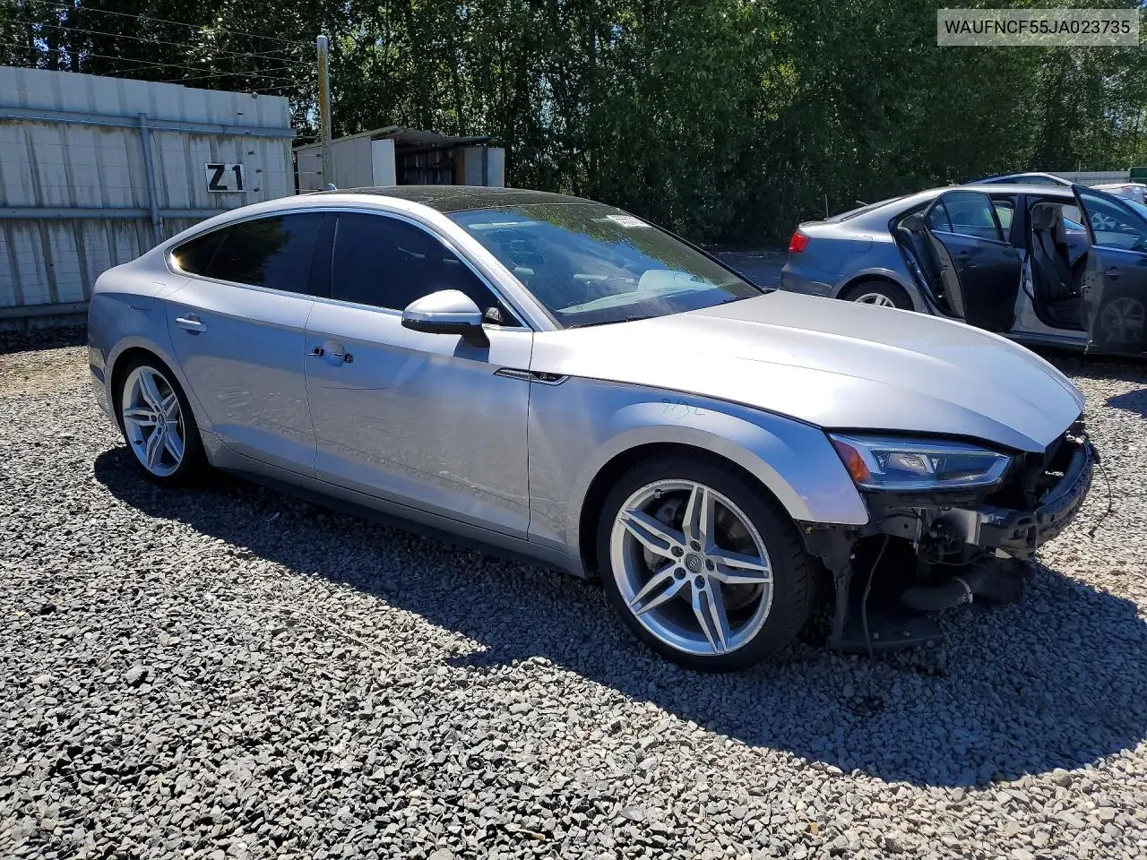 2018 Audi A5 Prestige S-Line VIN: WAUFNCF55JA023735 Lot: 55555716