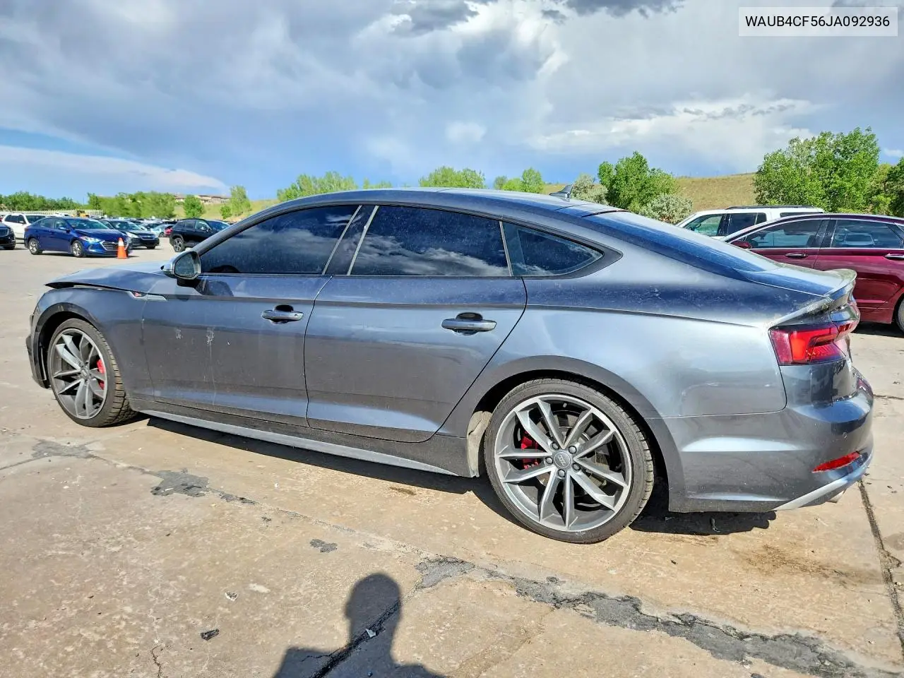 2018 Audi S5 Premium Plus VIN: WAUB4CF56JA092936 Lot: 55754556