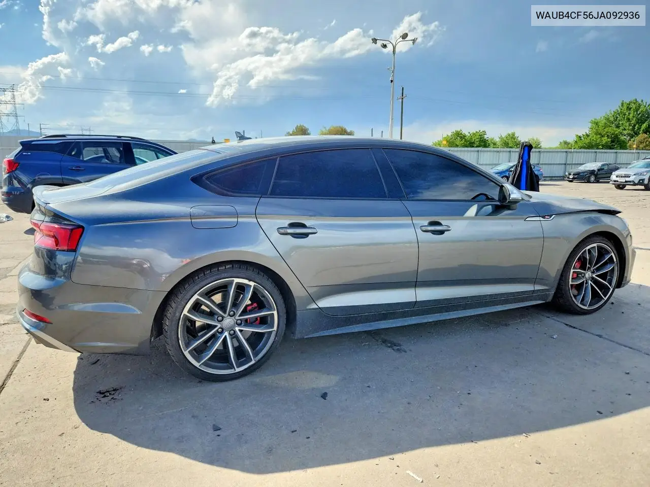 2018 Audi S5 Premium Plus VIN: WAUB4CF56JA092936 Lot: 55754556