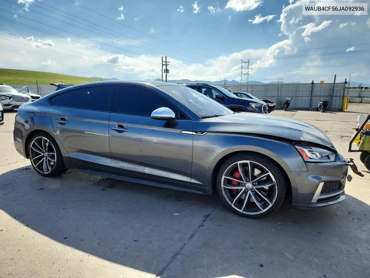 2018 Audi S5 Premium Plus VIN: WAUB4CF56JA092936 Lot: 55754556