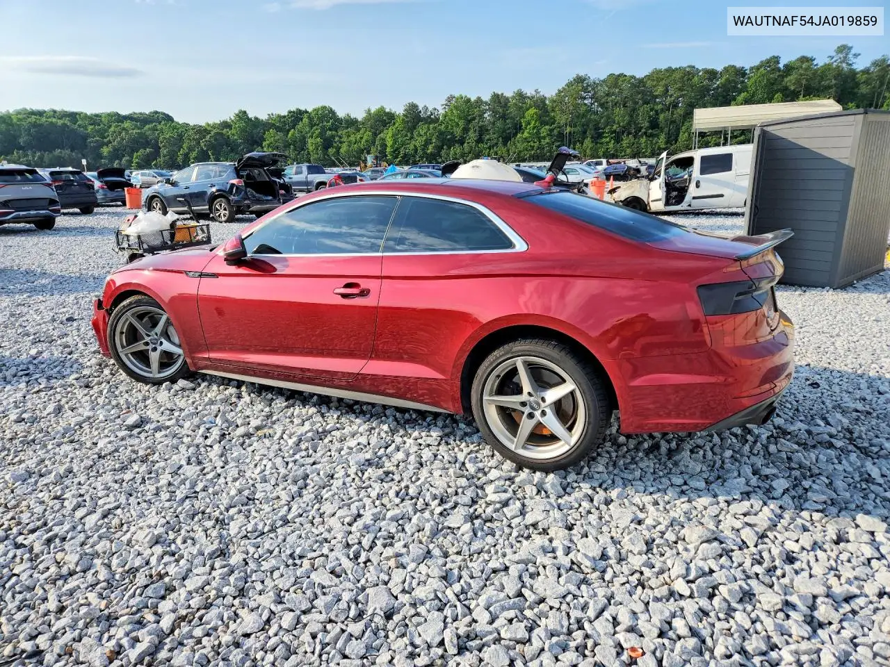 2018 Audi A5 Premium Plus S-Line VIN: WAUTNAF54JA019859 Lot: 56052396