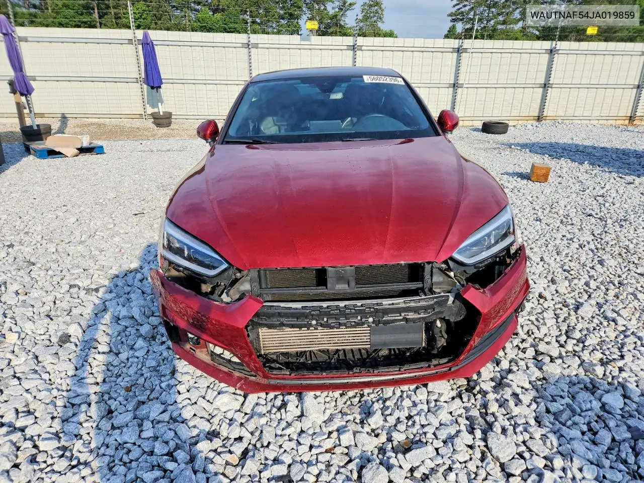 2018 Audi A5 Premium Plus S-Line VIN: WAUTNAF54JA019859 Lot: 56052396