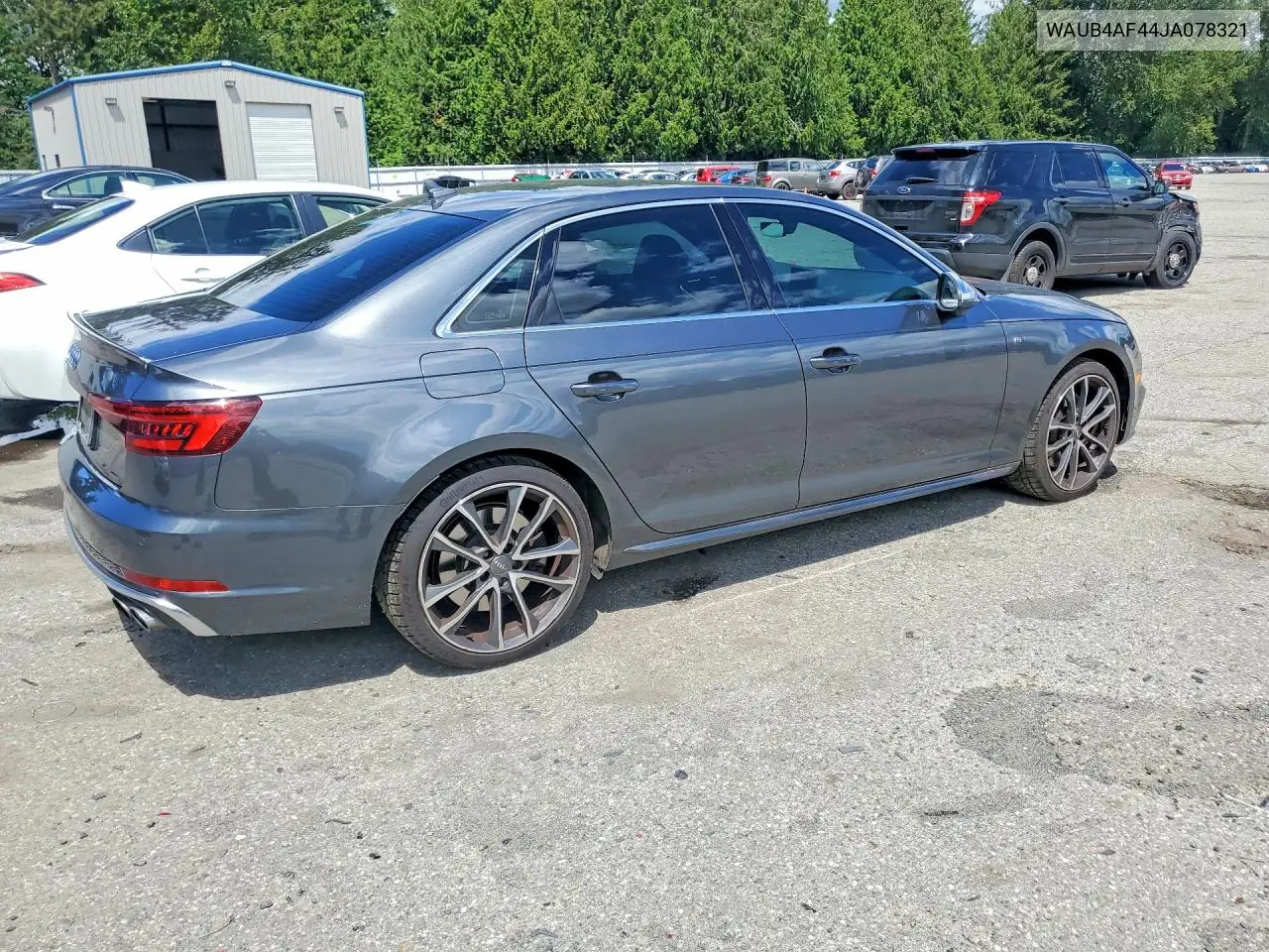 2018 Audi S4 Premium Plus VIN: WAUB4AF44JA078321 Lot: 56242246