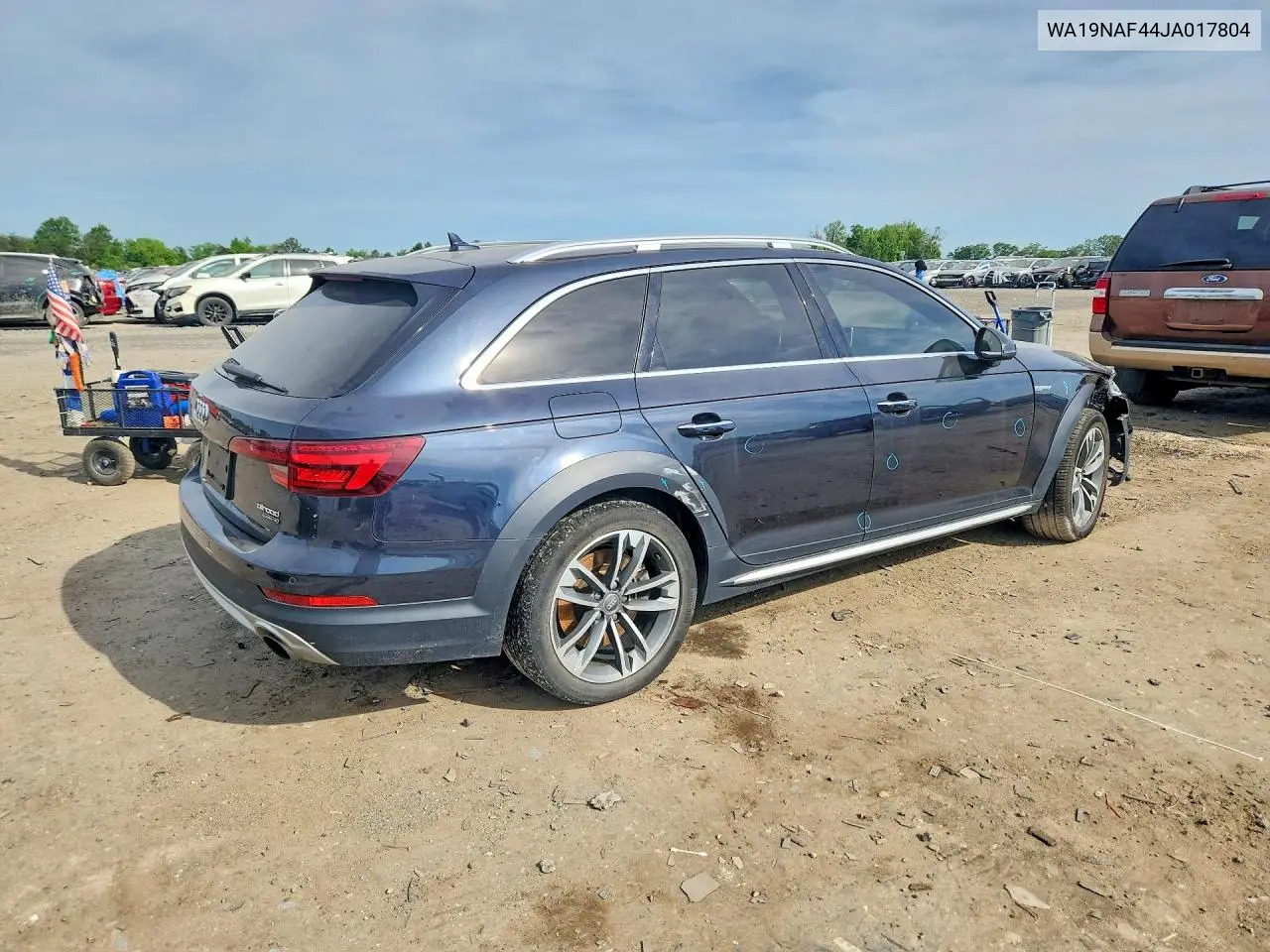 2018 Audi A4 Allroad Prestige VIN: WA19NAF44JA017804 Lot: 56439686
