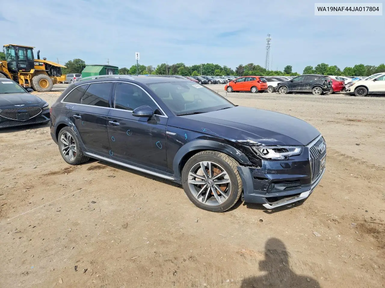 2018 Audi A4 Allroad Prestige VIN: WA19NAF44JA017804 Lot: 56439686