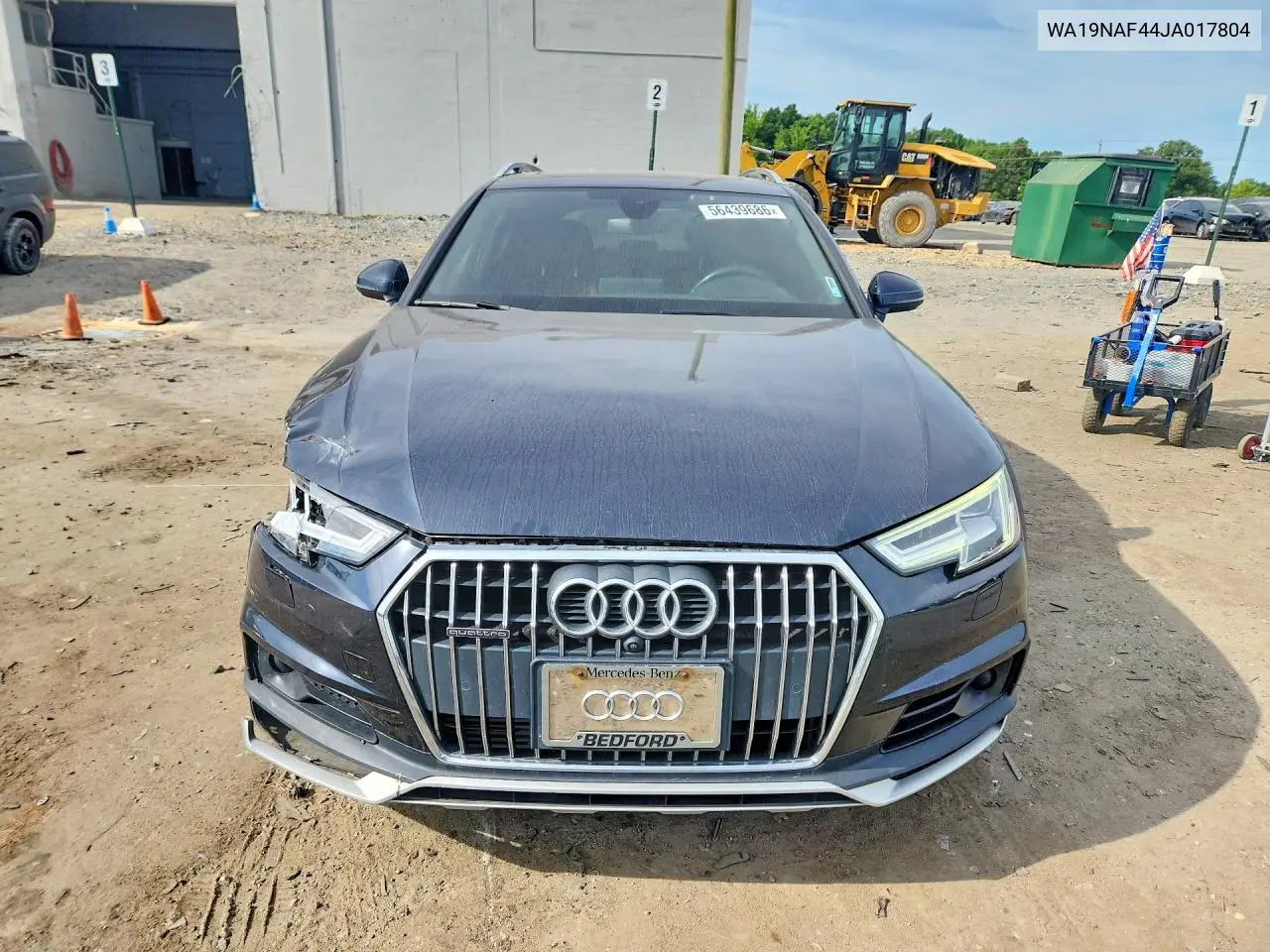 2018 Audi A4 Allroad Prestige VIN: WA19NAF44JA017804 Lot: 56439686