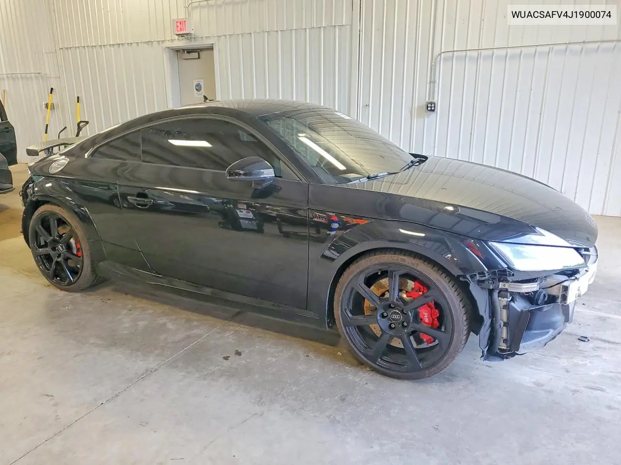 2018 Audi Tt Rs VIN: WUACSAFV4J1900074 Lot: 56566536