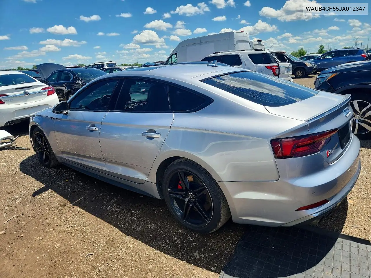 2018 Audi S5 Premium Plus VIN: WAUB4CF55JA012347 Lot: 56929066