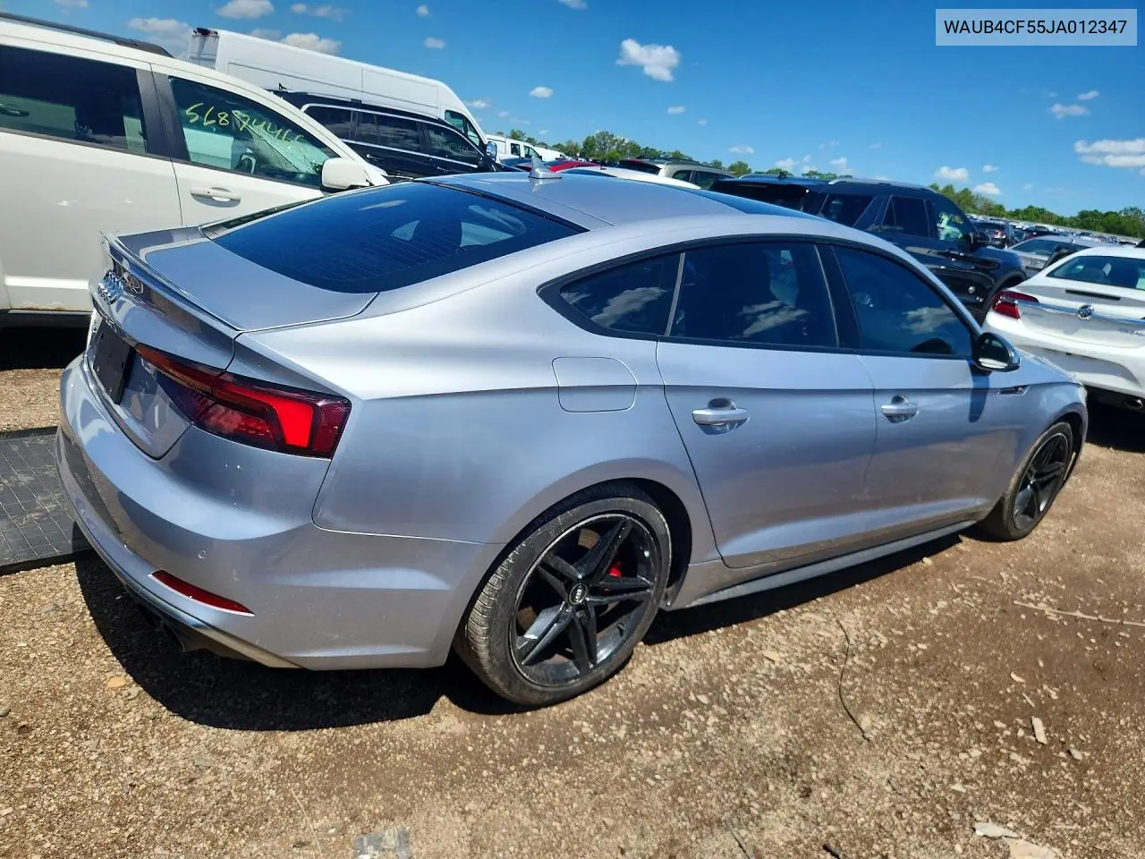 2018 Audi S5 Premium Plus VIN: WAUB4CF55JA012347 Lot: 56929066