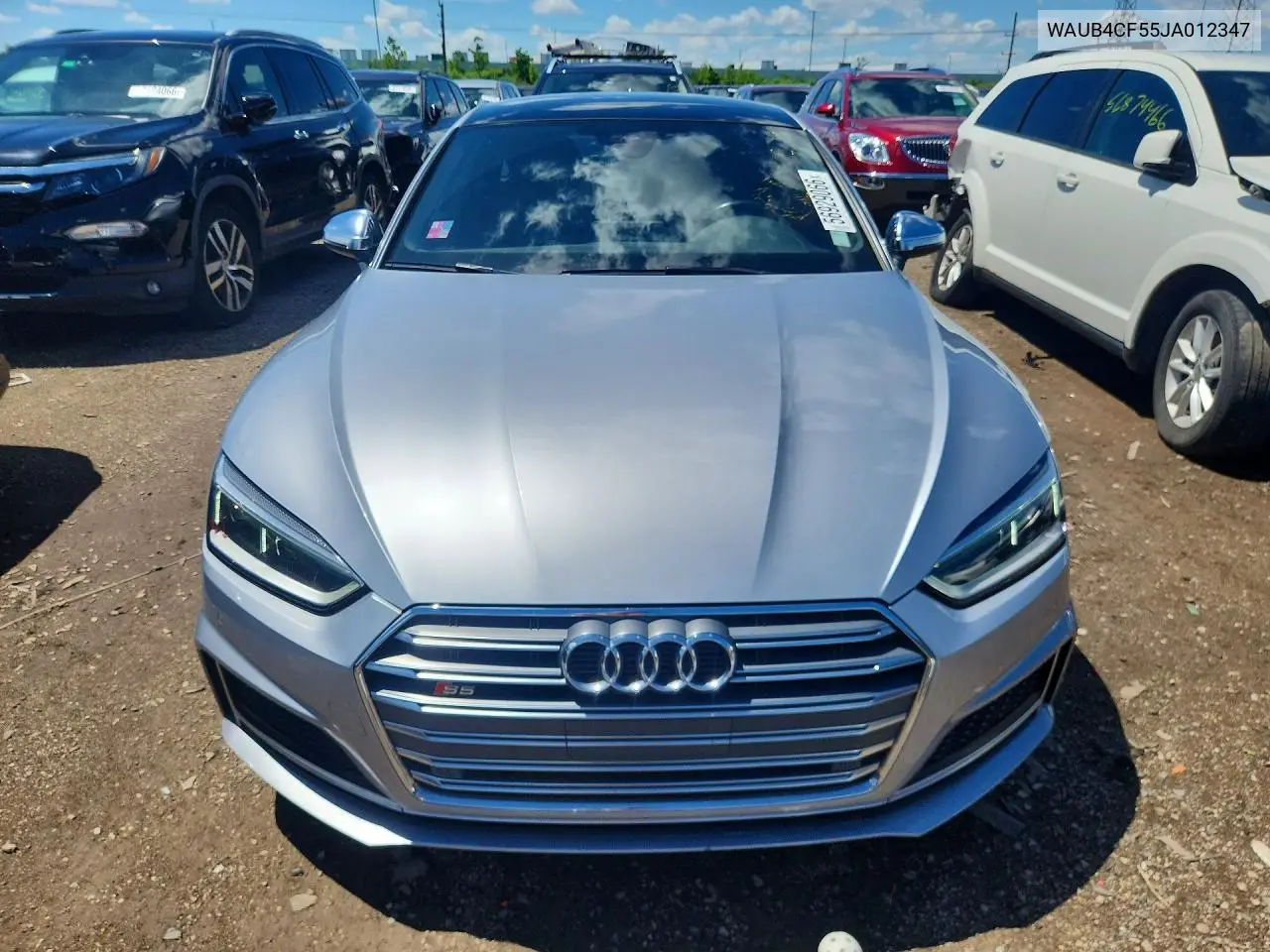 2018 Audi S5 Premium Plus VIN: WAUB4CF55JA012347 Lot: 56929066