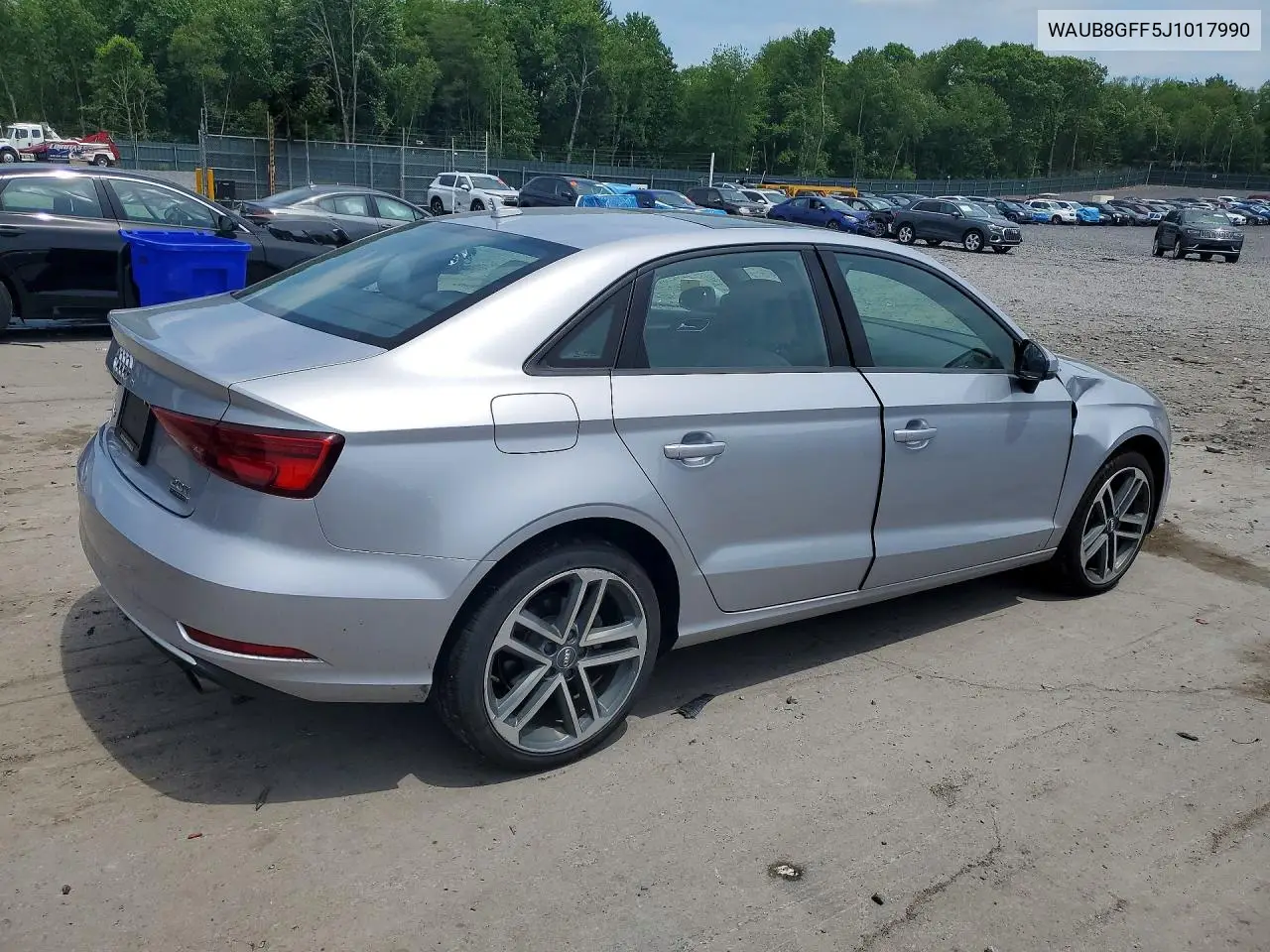 2018 Audi A3 Premium VIN: WAUB8GFF5J1017990 Lot: 56944496