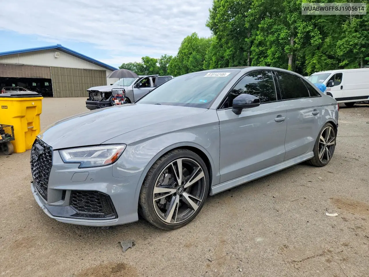 2018 Audi Rs3 VIN: WUABWGFF8J1905614 Lot: 57014246