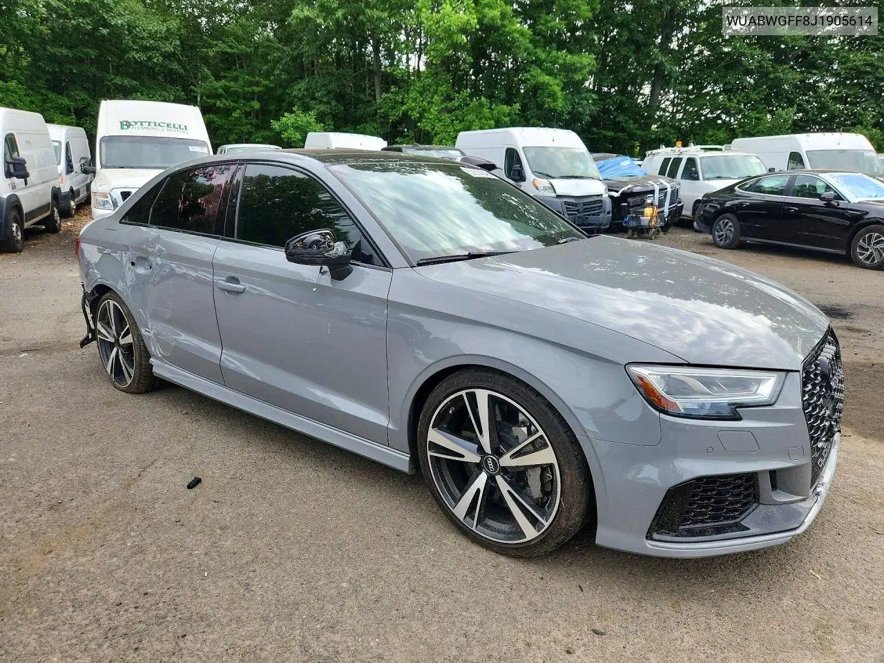 2018 Audi Rs3 VIN: WUABWGFF8J1905614 Lot: 57014246
