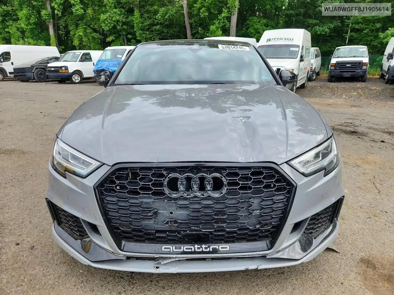 2018 Audi Rs3 VIN: WUABWGFF8J1905614 Lot: 57014246