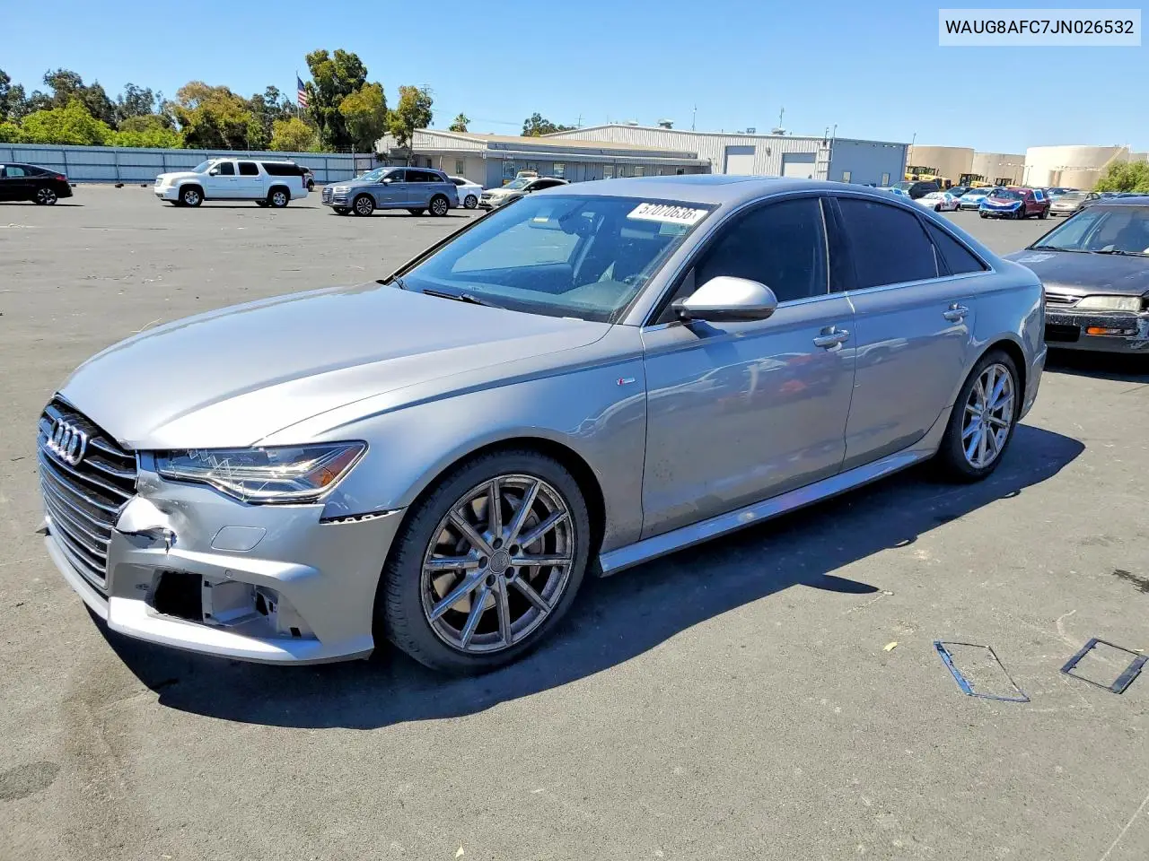 2018 Audi A6 Premium Plus VIN: WAUG8AFC7JN026532 Lot: 57070636