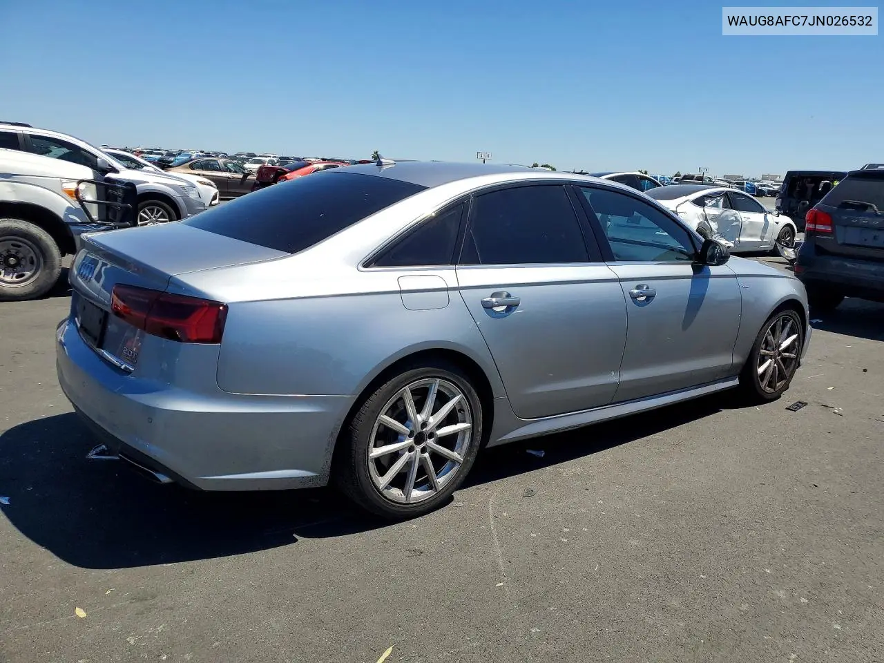 2018 Audi A6 Premium Plus VIN: WAUG8AFC7JN026532 Lot: 57070636