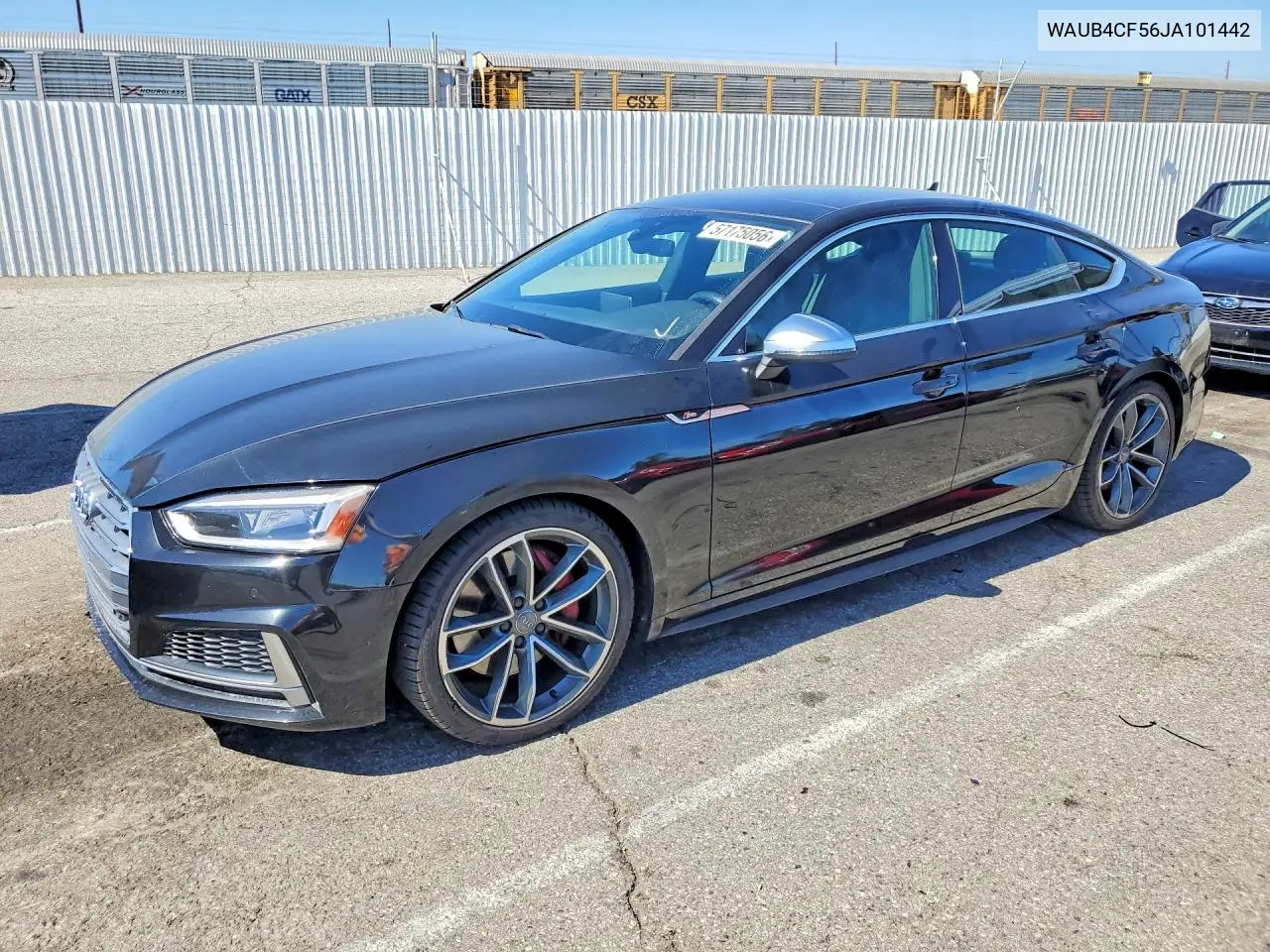 2018 Audi S5 Premium Plus VIN: WAUB4CF56JA101442 Lot: 57175056
