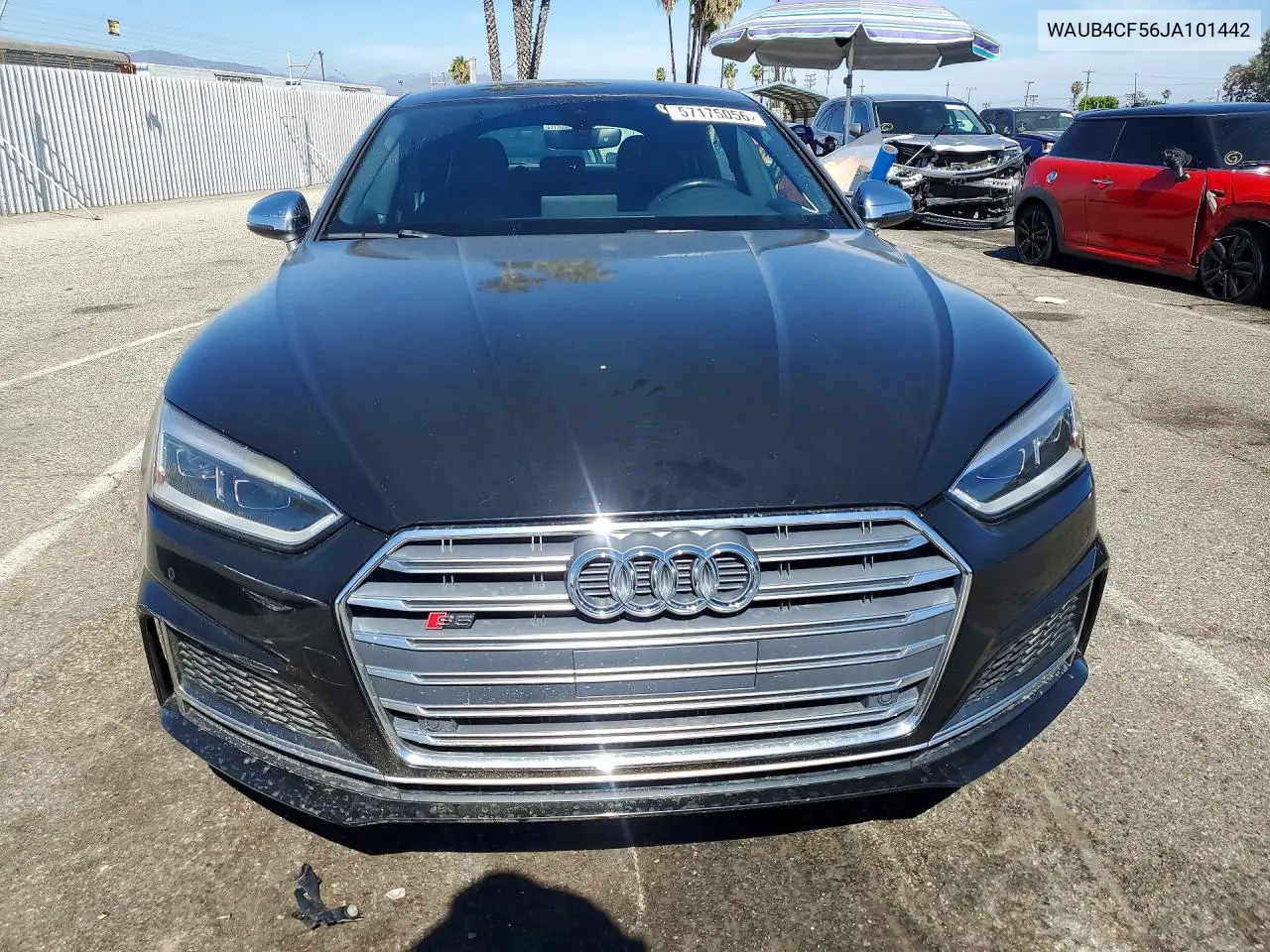 2018 Audi S5 Premium Plus VIN: WAUB4CF56JA101442 Lot: 57175056