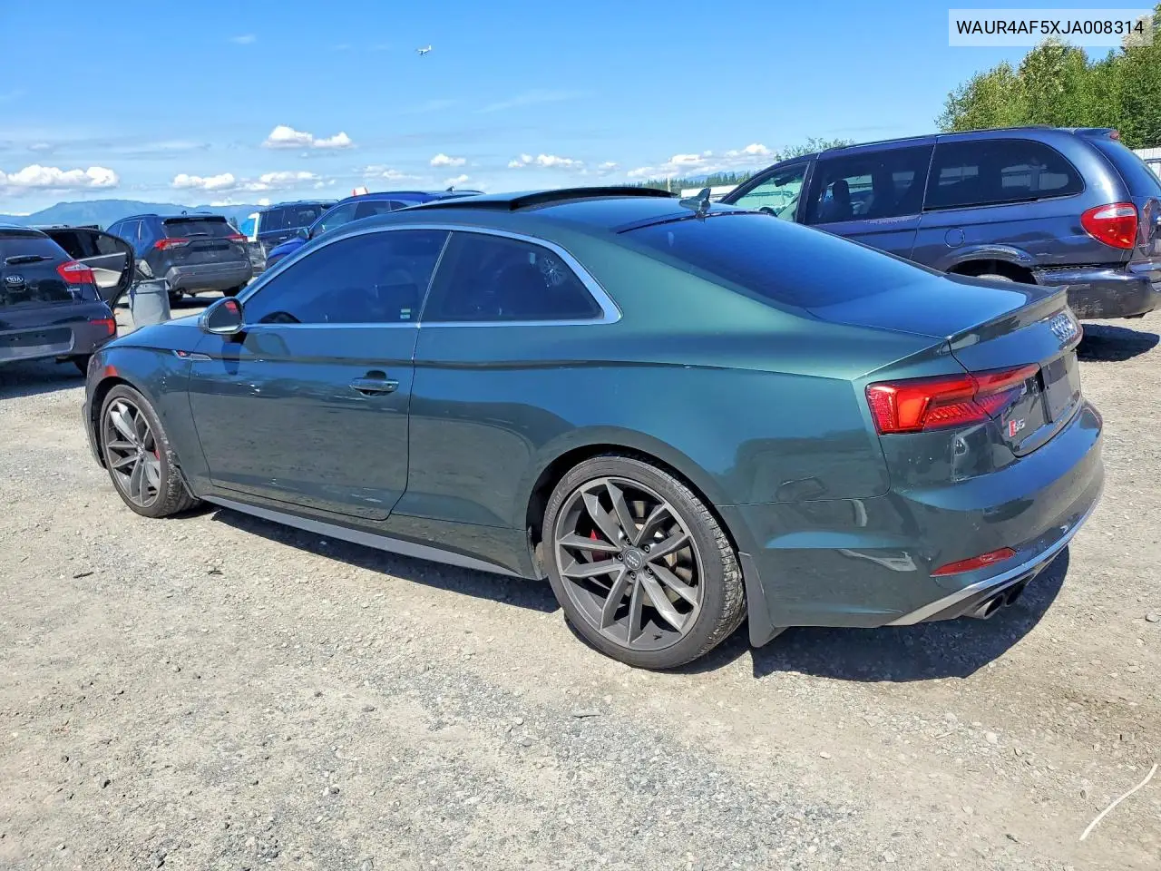 2018 Audi S5 Prestige VIN: WAUR4AF5XJA008314 Lot: 57188326