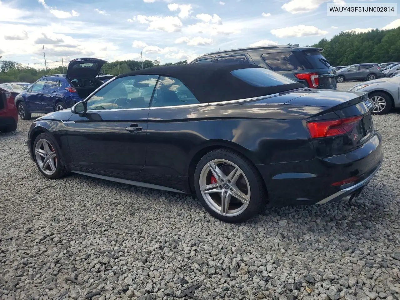 2018 Audi S5 Premium Plus VIN: WAUY4GF51JN002814 Lot: 57299436
