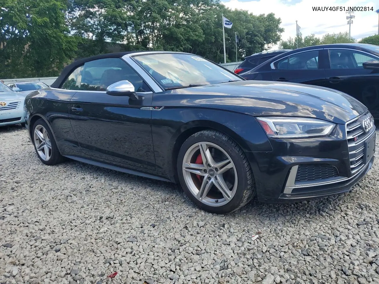 2018 Audi S5 Premium Plus VIN: WAUY4GF51JN002814 Lot: 57299436