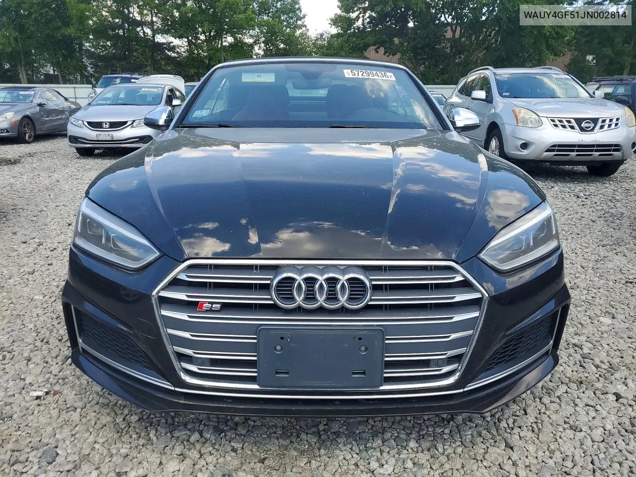 2018 Audi S5 Premium Plus VIN: WAUY4GF51JN002814 Lot: 57299436