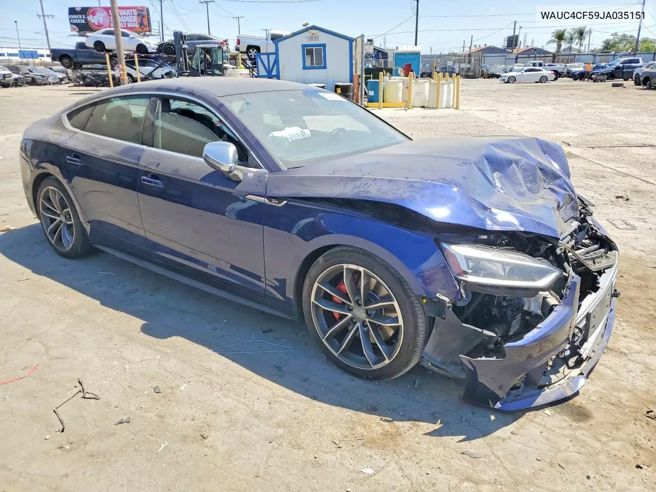 2018 Audi S5 Prestige VIN: WAUC4CF59JA035151 Lot: 57575856