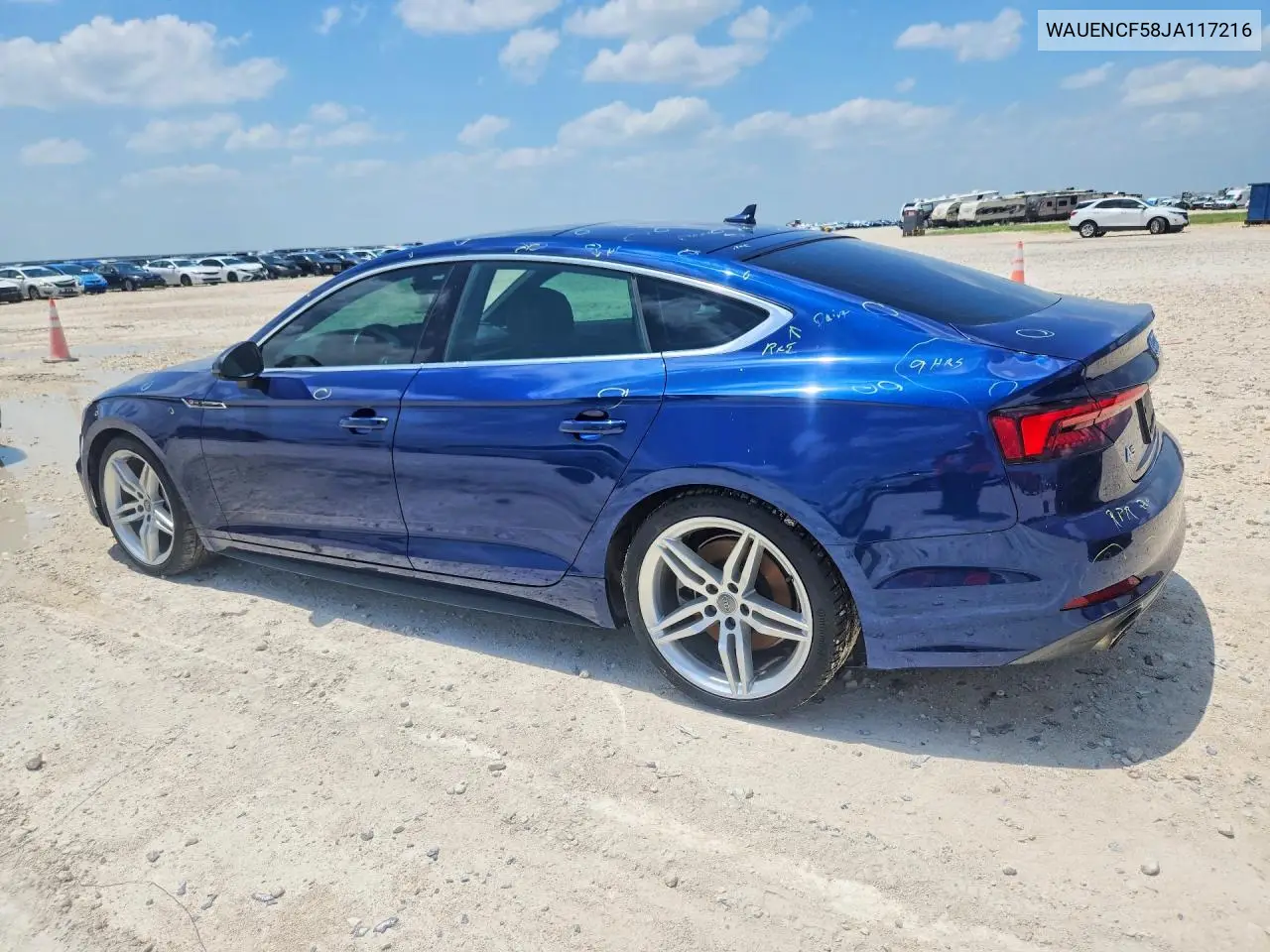2018 Audi A5 Premium Plus S-Line VIN: WAUENCF58JA117216 Lot: 57594236
