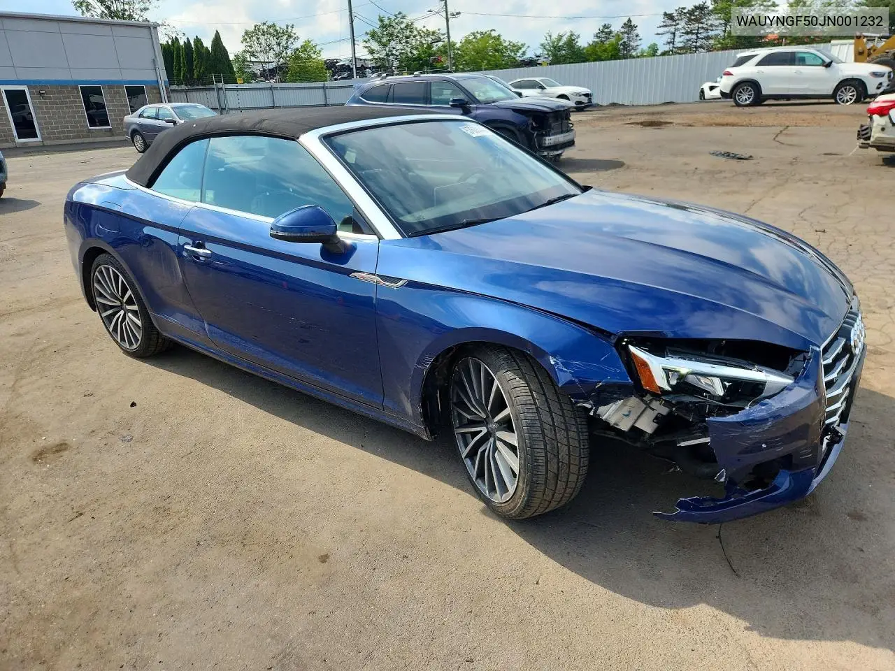 2018 Audi A5 Premium Plus VIN: WAUYNGF50JN001232 Lot: 57638446