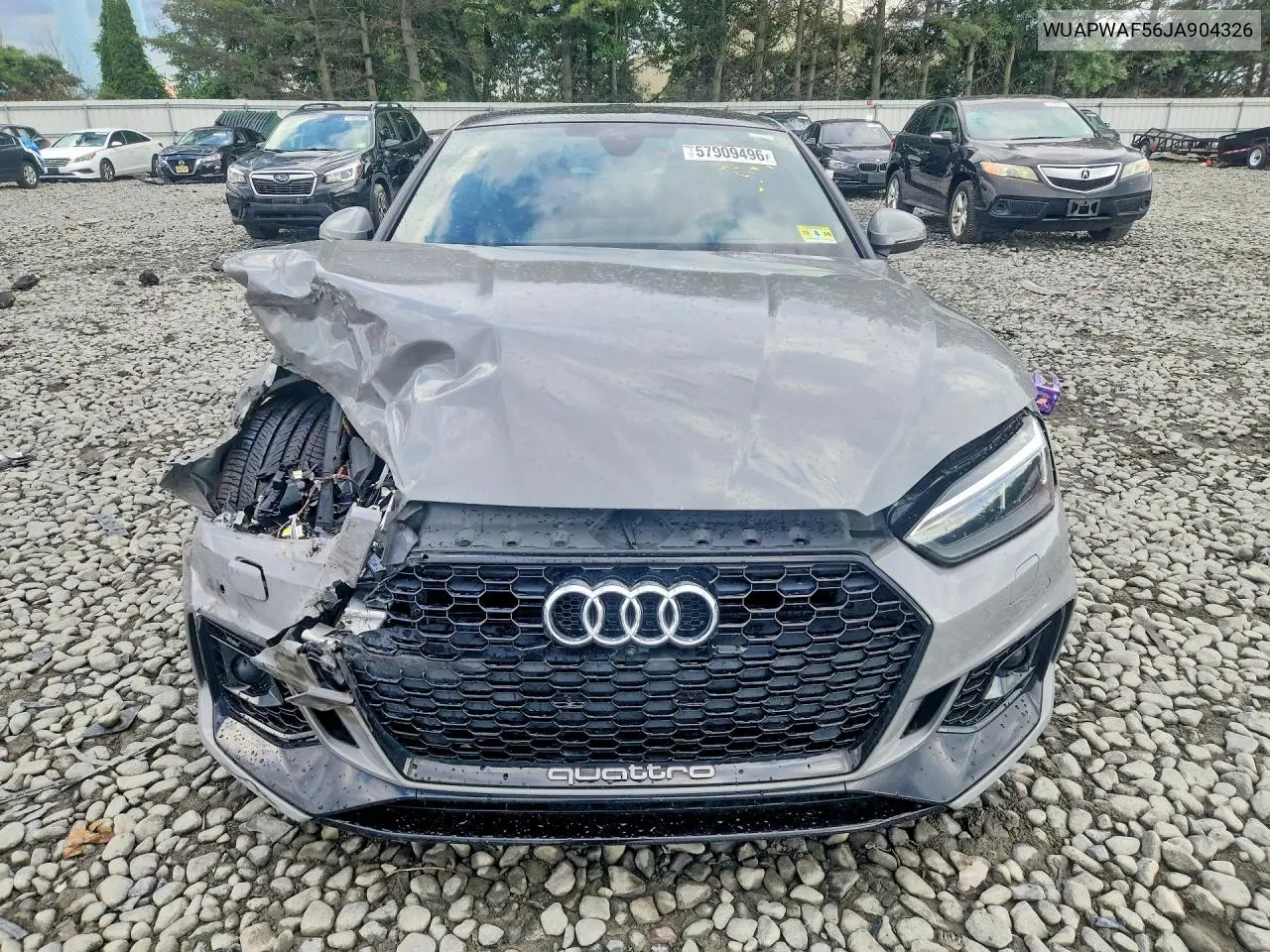 2018 Audi Rs5 VIN: WUAPWAF56JA904326 Lot: 57909496