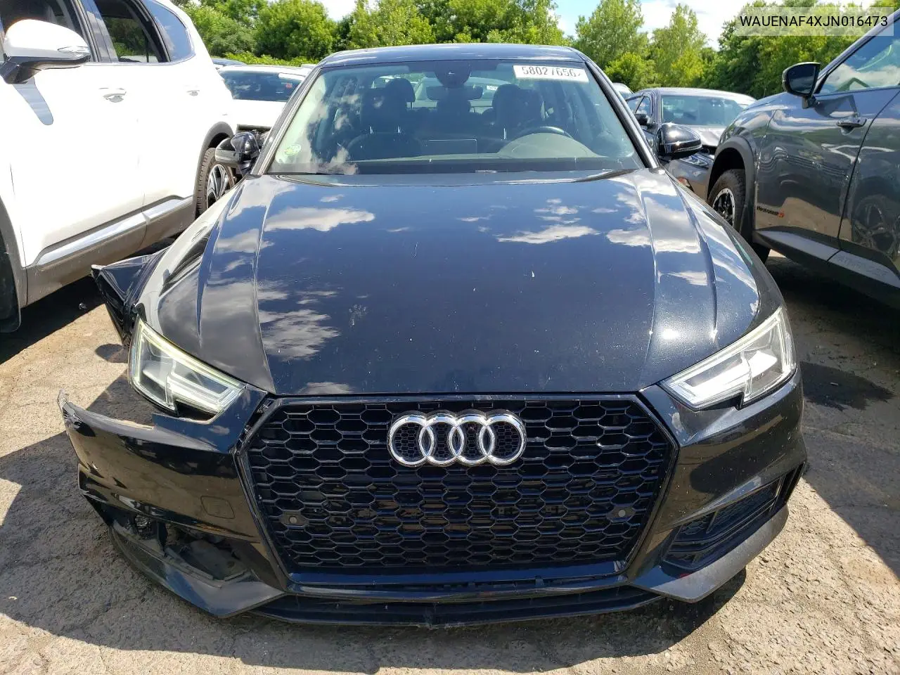 2018 Audi A4 Premium Plus VIN: WAUENAF4XJN016473 Lot: 58027656