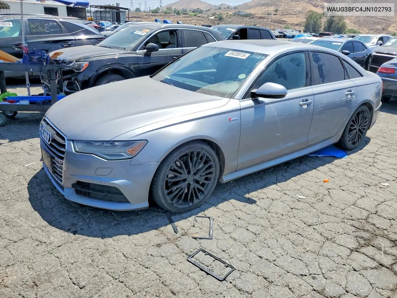 2018 Audi A6 Premium Plus VIN: WAUG3BFC4JN102793 Lot: 58038616